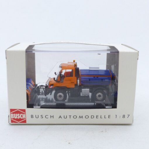 Busch 1:87 50912 MB Unimog U 430 Winterdienst in OVP EX6682 – Bild 5