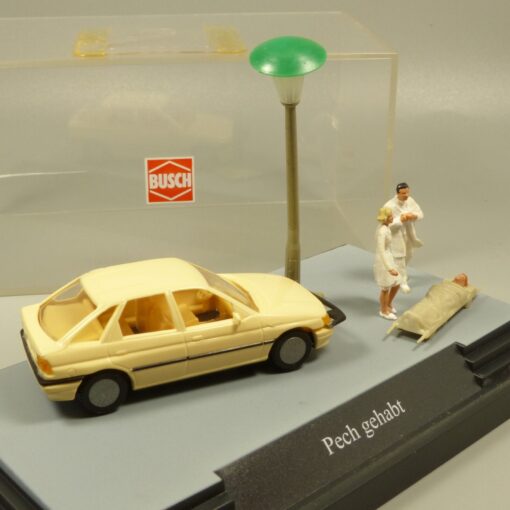 Busch 1:87 7629 Kleindiorama Pech gehabt in PC-Box EX5974 – Bild 3