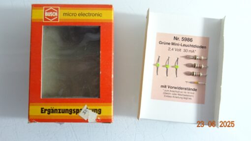 Busch 5986 Ergänzungssatz grüne Mini Leuchtdioden siehe Foto in OVP CK8918