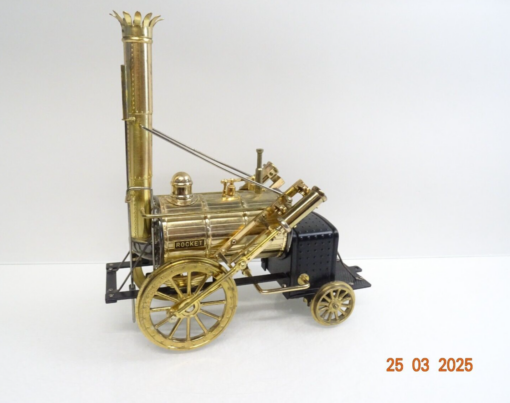 Dampflok Rocket Stephenson Metall ca. 220 mm lang LE9683 o.