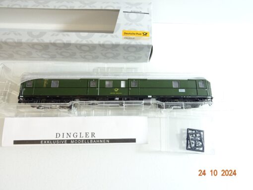 Dingler H0 010204 Bahnpostwagen der DBP neuwertig in OVP PR3483