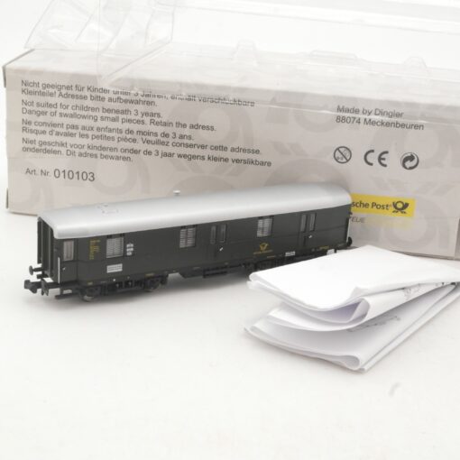 Dingler N 010103 Bahnpostwagen Deutsche Post in OVP RR4134