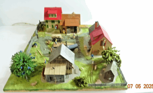 Diorama H0 Bauernhof Landleben aus Anlagenrückbau siehe Foto CK8024 o. – Bild 3