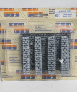 EBO H0 3301 Pfeilerwand, Mauerstein 98x78 mm m.OVP WZ4850