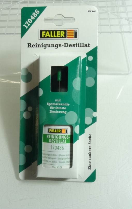 Faller 170486 Reinigungs-Destillat 25 ml neuwertig in OVP QR4076