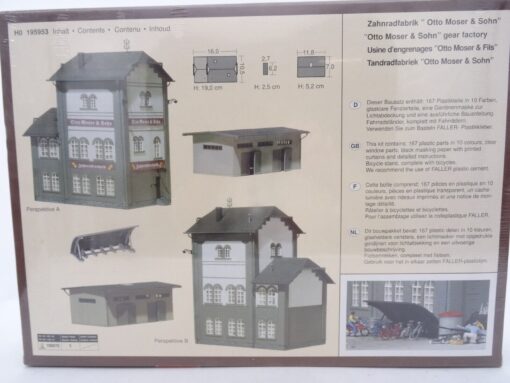 Faller H0 195953 Modellbausatz Zahnradfabrik NEU in OVP QR4358 – Bild 3