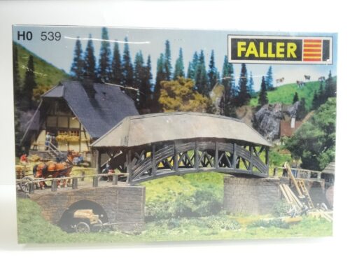 Faller H0 539 Bausatz Alte Holzbrücke Neu in OVP QR4121