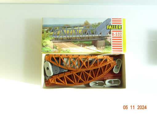 Faller H0 B-532 Gitterbrücke - Bausatz in OVP CK3769 – Bild 3
