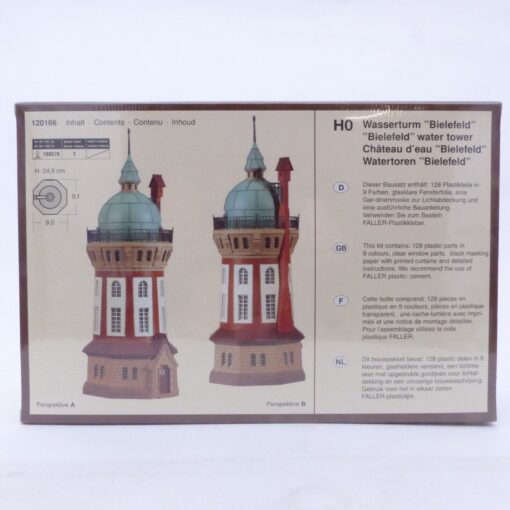 Faller H0 Bausatz 120166 Wasserturm Bielefeld in ungeöffneter OVP EX5606 – Bild 3
