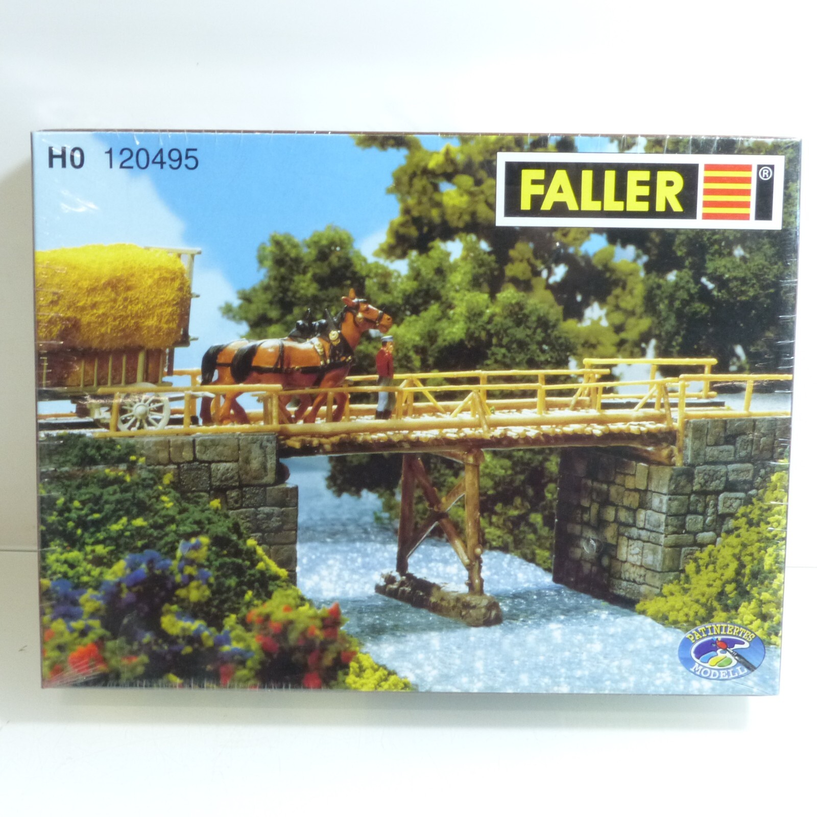 Faller H0 Bausatz Nr.: 120495 Holzstammbrücke - ungeöffnet, in OVP EX2429