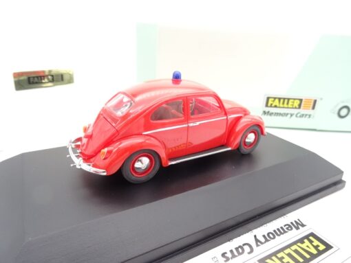 Faller Memory Cars 1:43 4360 VW Käfer Baujahr Feuerwehr in OVP RR1439 – Bild 3