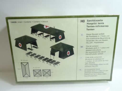 Faller Military H0 144058 Sanitätszelte Hospital Neu in OVP QR4129 – Bild 3