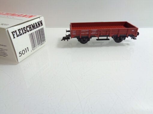 Fleischmann H0 5011 AC Niederbordwagen der DB in OVP AR5740