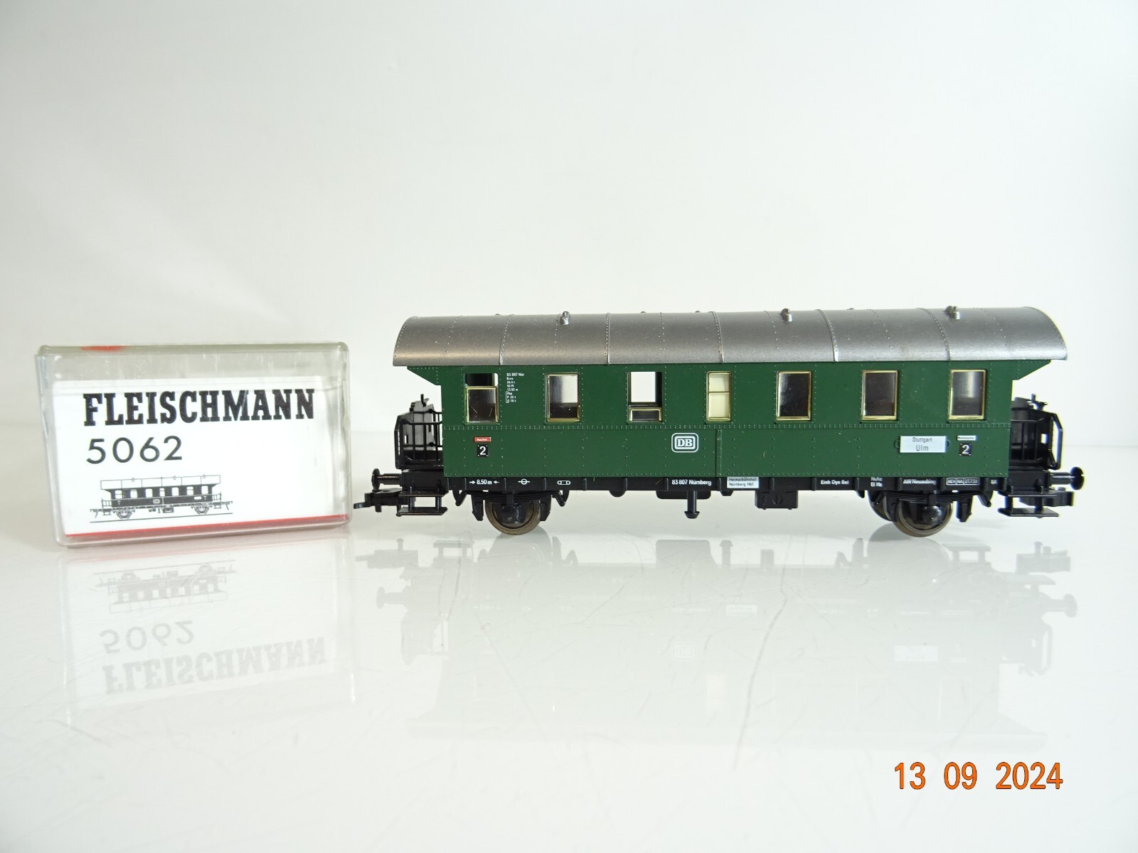 Fleischmann H0 5062 Personenwagen 2. Klasse der DB in OVP PR2695 – Bild 3
