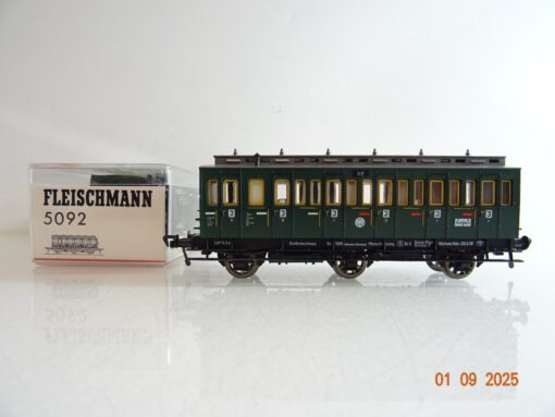 Fleischmann H0 5092 Abteilwagen der DRG mit Licht in OVP BH63