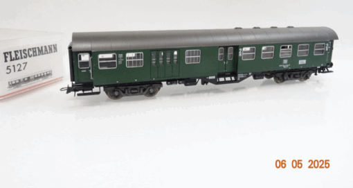 Fleischmann H0 5127 K Umbauwagen 4-achs. 2.Kl. der DB Gepäckabteil in OVP JL503