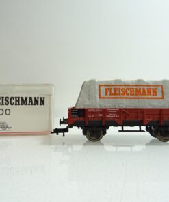 Fleischmann H0 5200 Niederbordwagen mit Ladung der DB in OVP PR1257
