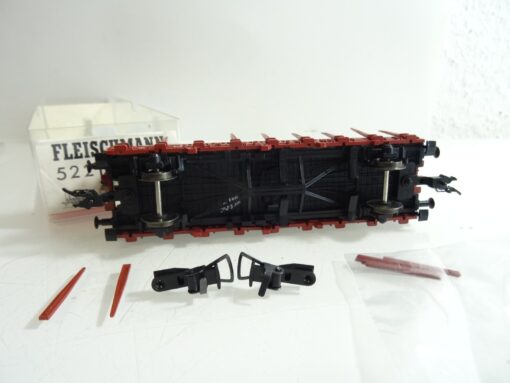 Fleischmann H0 5221 Rungenwagen mit Ladung der DB in OVP RR717 – Bild 6