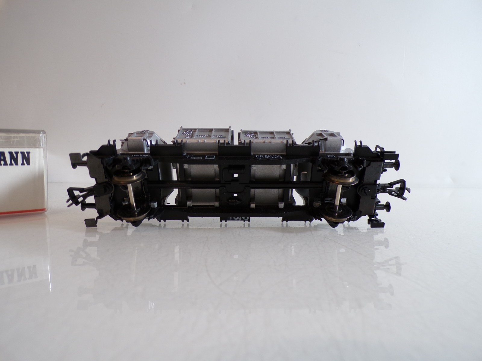 Fleischmann H0 5230 Behältertragwagen von Haus zu Haus der DB in OVP BH1668 – Bild 4