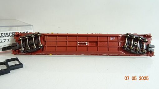 Fleischmann H0 5273 Niederflurwagen ohne LKW der DB in OVP PR7410 – Bild 4