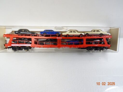 Fleischmann H0 5293 K Autoreisezugwagen mit PKW der DB in OVP PR5904