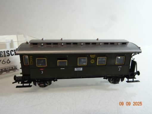 Fleischmann H0 5766 K preußische Personenwagen 3.Klasse der DRG in OVP RR3478 – Bild 3