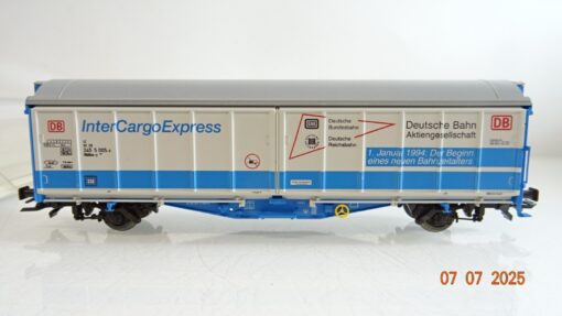 Fleischmann H0 5809 K Schiebewandwagen Inter Cargo Express der DB in OVP PR8939 – Bild 3