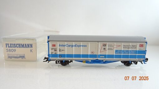 Fleischmann H0 5809 K Schiebewandwagen Inter Cargo Express der DB in OVP PR8939