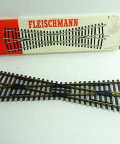 Fleischmann H0 6062 Modellgleis Kreuzung 15° siehe Foto in OVP CK1486
