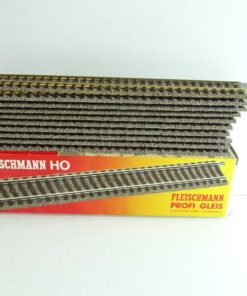Fleischmann H0 6101 Gerades Gleis 10 Stück siehe Foto in OVP CK8450
