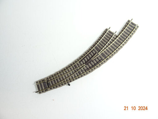 Fleischmann H0 6142 Bogenweiche links siehe Foto CK3492 o.
