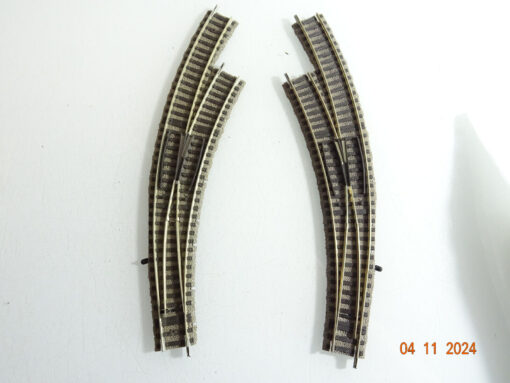 Fleischmann H0 6142 Bogenweiche rechts/links siehe Foto CK3753 o.