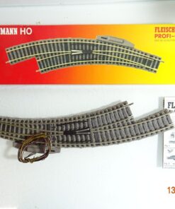 Fleischmann H0 6176W Bogenweiche links siehe Foto in OVP CK6658