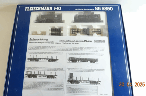 Fleischmann H0 865850 Hafenzug-Wagen-Set der DB in OVP PR7369 – Bild 4