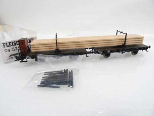 Fleischmann H0 94 5252 K Rungenwagen mit Ladung in OVP RR1040