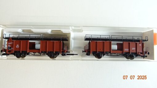 Fleischmann H0 985809 Autotransportwagen Set 2 tlg. der DB in OVP PR8967