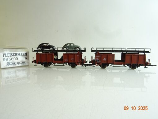 Fleischmann H0 985809K Autotransportwagen der DB in OVP BH487 – Bild 3