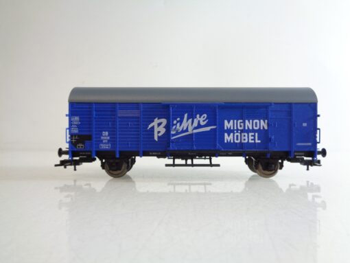 Fleischmann H0 AC gedeckter Güterwagen Bähre der DB für Märklin BH744 o.