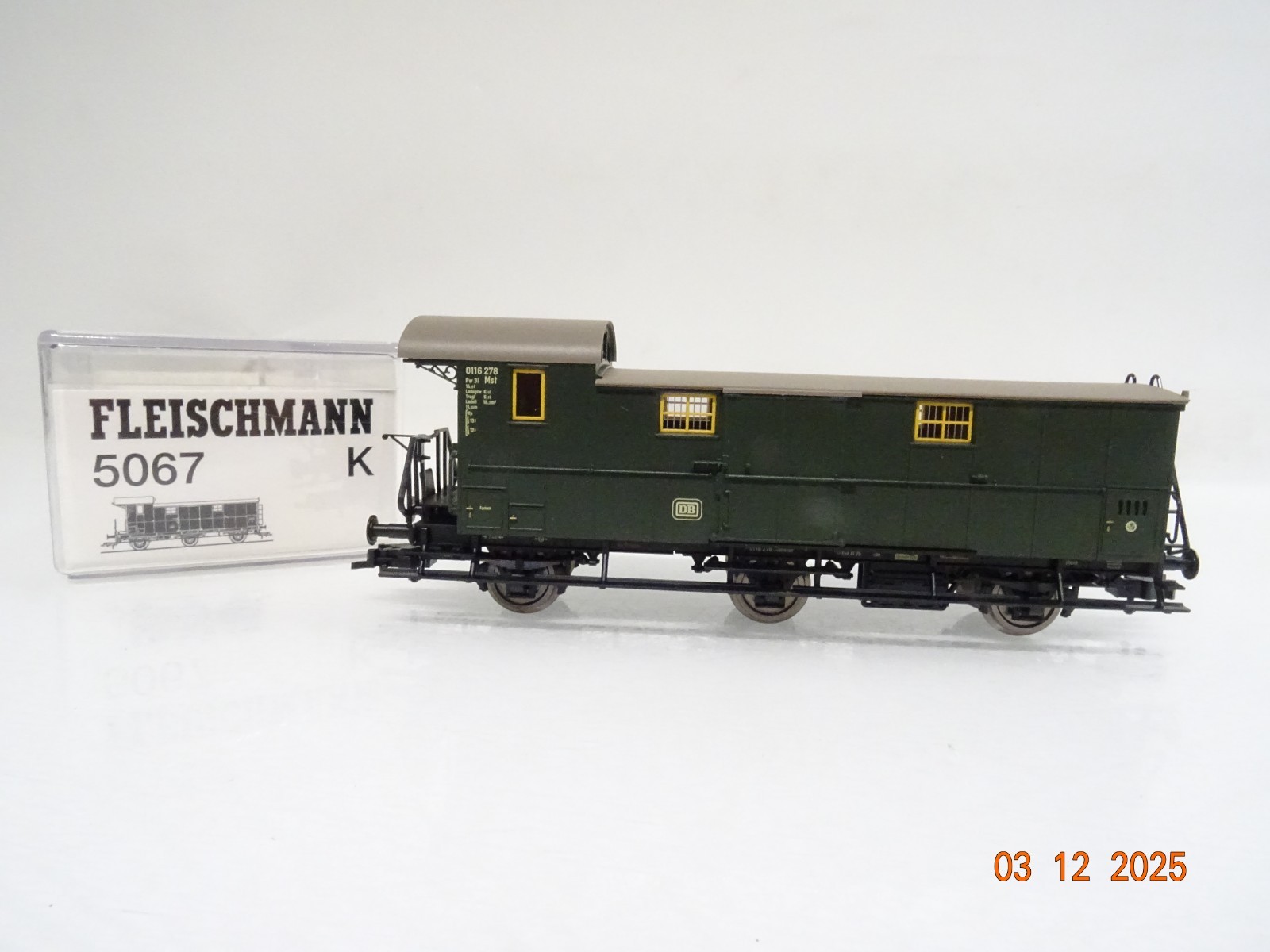 Fleischmann H0 K 5067 Gepäckwagen der DB in OVP BH1633