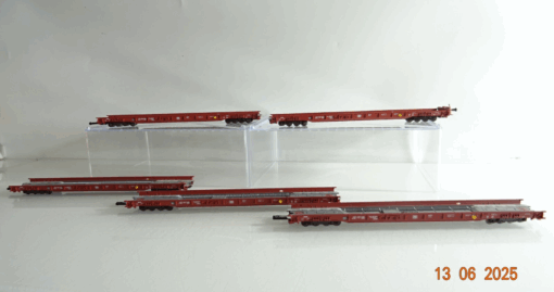 Fleischmann H0 Niederflurwagen 5 tlg. der DB PR8416 o.
