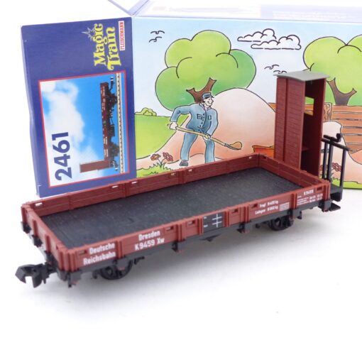 Fleischmann Magic Train 2461 0e Niederbordwagen mit Bremserhaus DR in OVP EX6631 – Bild 3