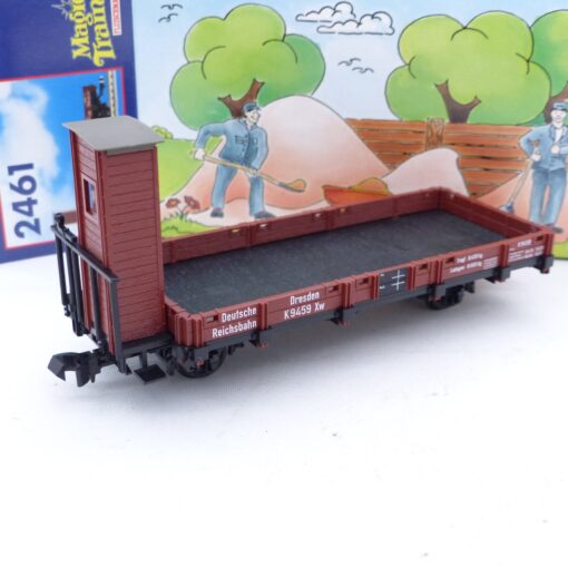 Fleischmann Magic Train 2461 0e Niederbordwagen mit Bremserhaus DR in OVP EX6631
