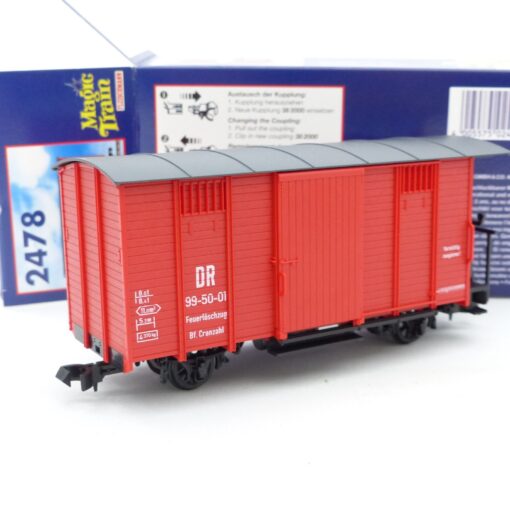 Fleischmann Magic Train 2478 Spur 0e Gedeckter Güterwagen DR in OVP EX6636 – Bild 3