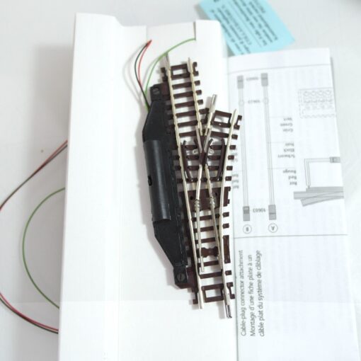 Fleischmann N 22251 elektrische Weiche rechts 24° in OVP RG2533 – Bild 3