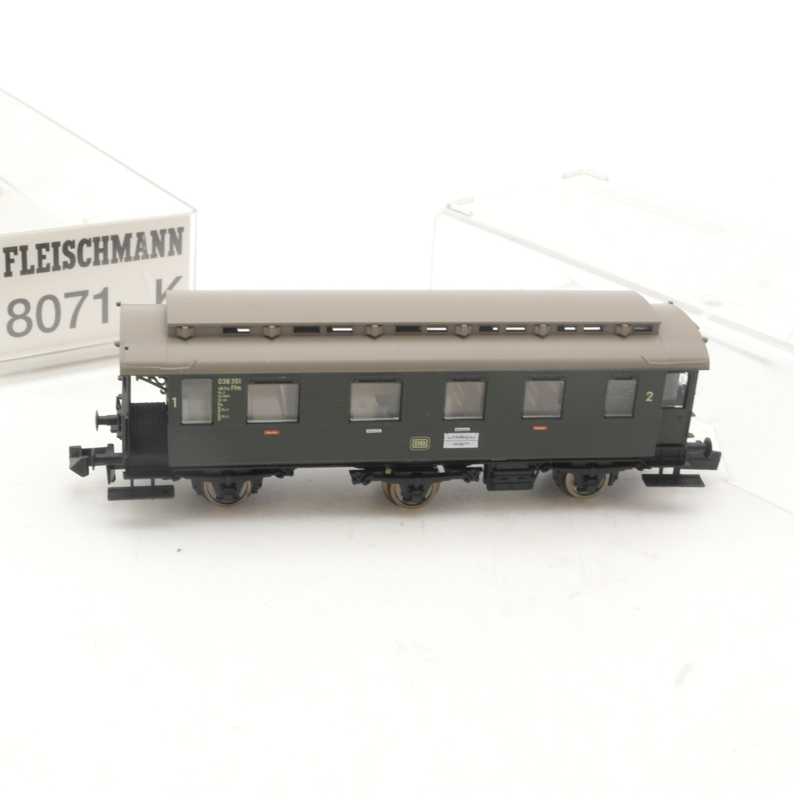 Fleischmann N 8071 K Nahverkehrswagen 1./2. Klasse der DB in OVP RR4954 – Bild 3