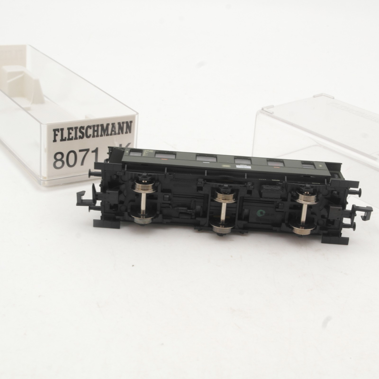 Fleischmann N 8071 K Nahverkehrswagen 1./2. Klasse der DB in OVP RR4954 – Bild 4