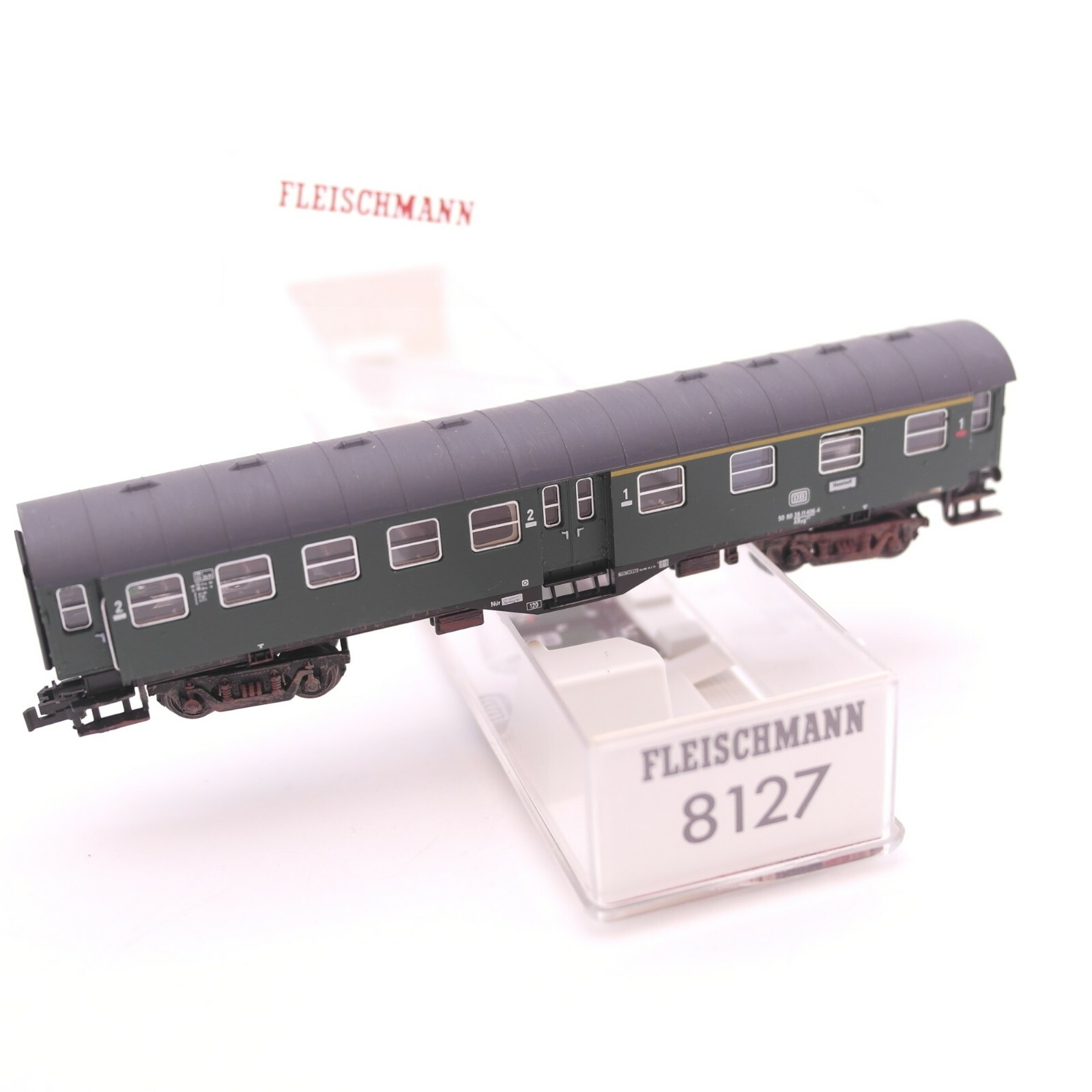 Fleischmann N 8127 Umbauwagen mit Gepäckabt. 2.KL der DB in OVP RT5559