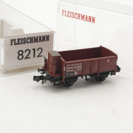 Fleischmann N 8212 offener Güterwagen mit Bremserhaus der DR in OVP RR3888