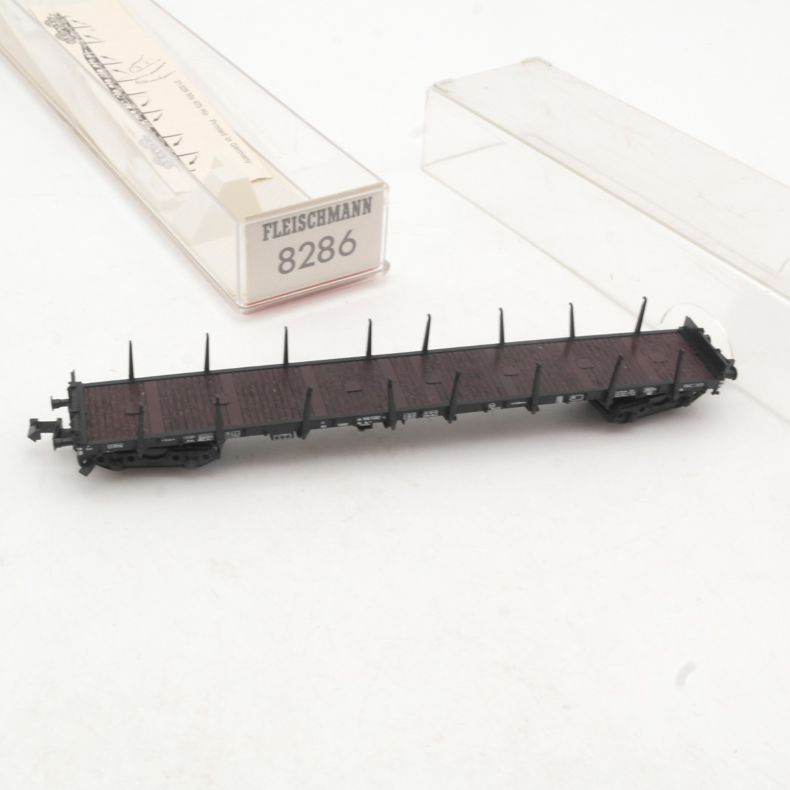 Fleischmann N 8286 Rungenwagen der DB in OVP RR4925 – Bild 3