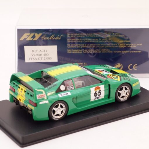 Fly Car Model Ref.: A-241 Venturi 400 FFSA GT 2000 #65, in PC-Box EB9004 – Bild 3